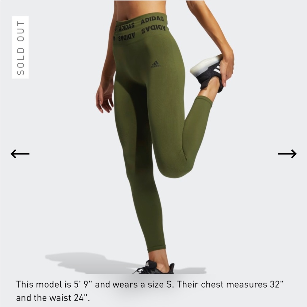 ADIDAS TRAINING AEROKNIT 7/8 HIGH-RISE TIGHTS